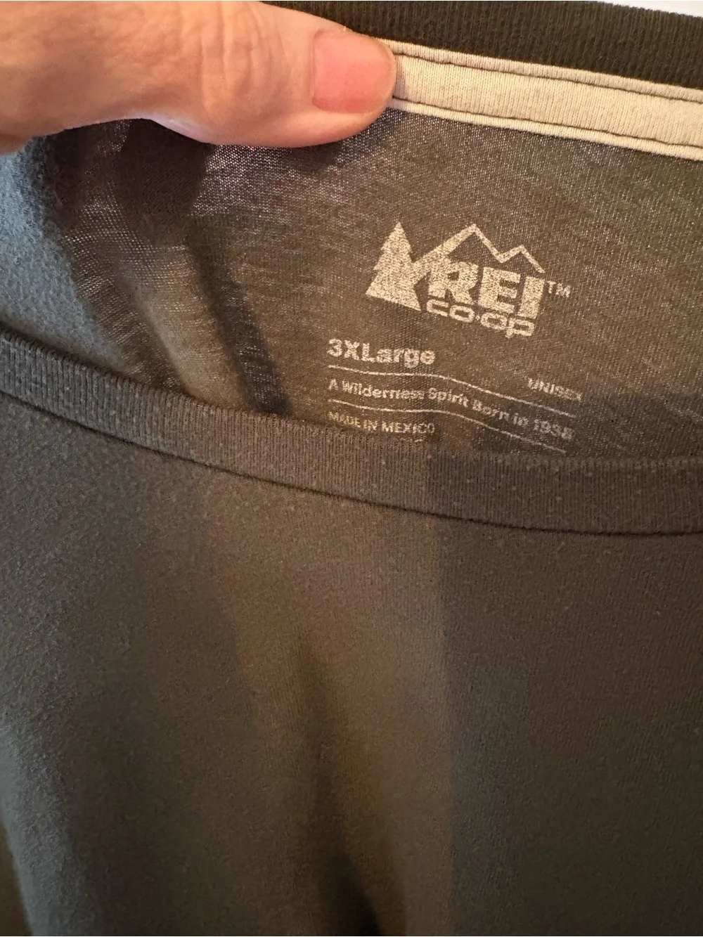 REI‎ Men's TShirt Olive Graphic Short-Sleeve Size 3X